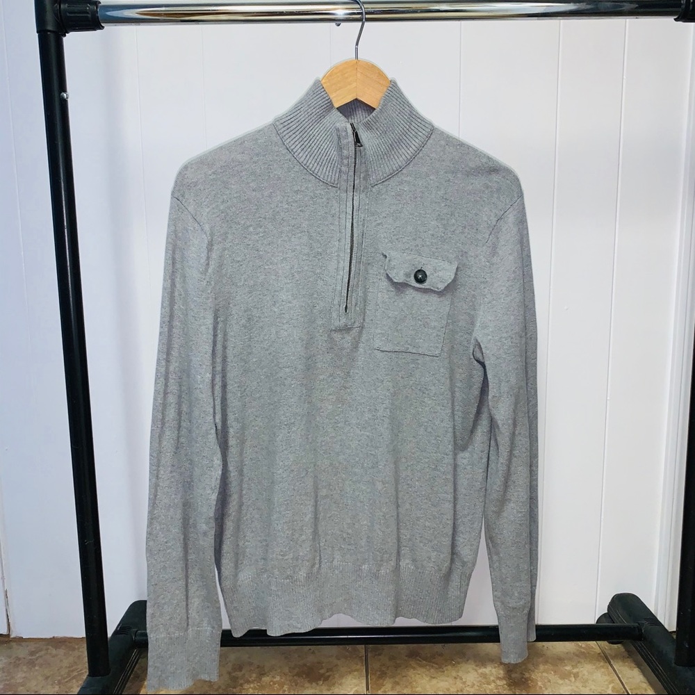 Banana Republic Quarter Zip Sweater (Mens)
